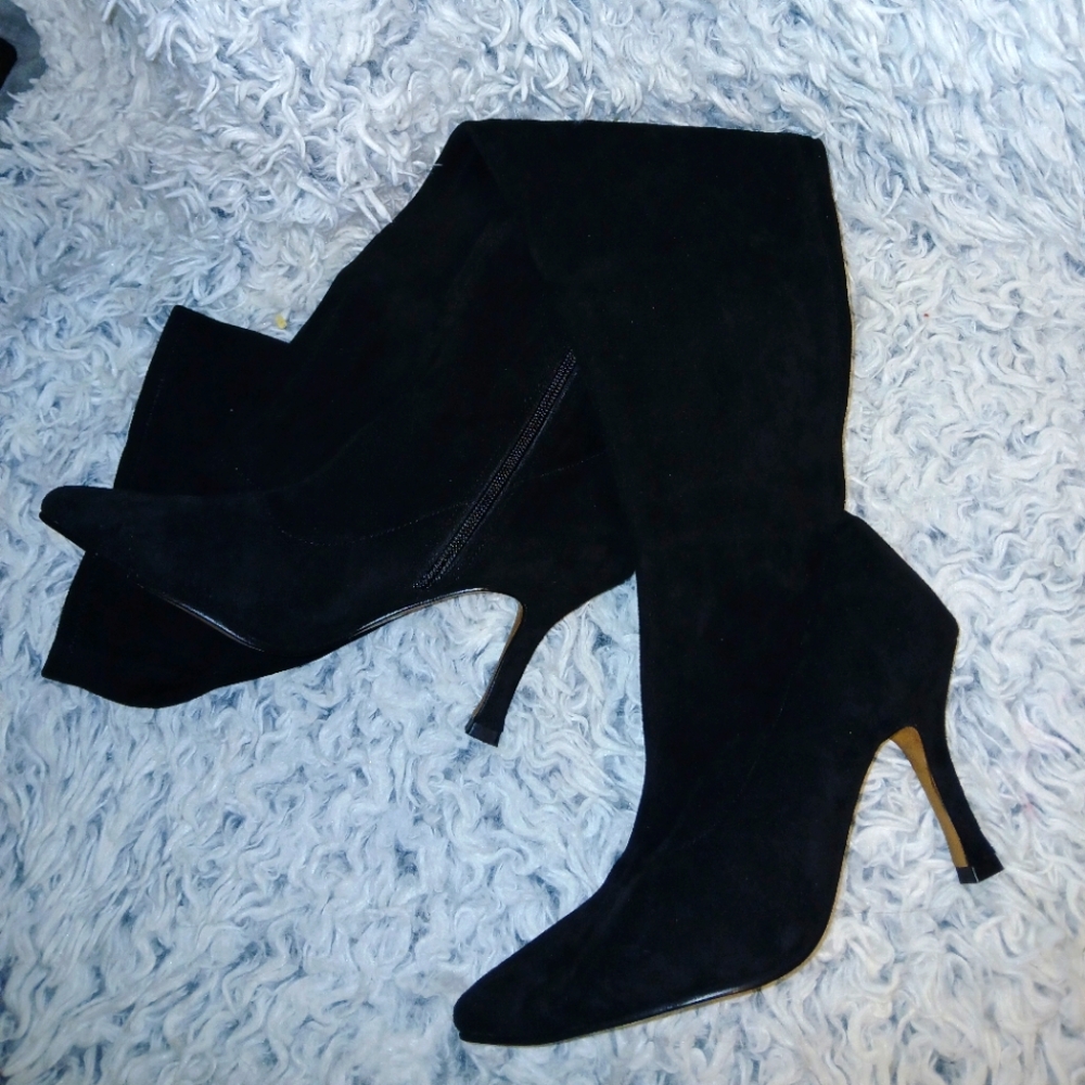 Lisa and Vicky Ace over the knee boot